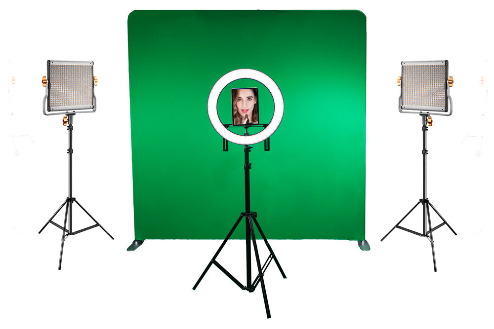 Green Screen Backdrop & Video Green Screen Kits