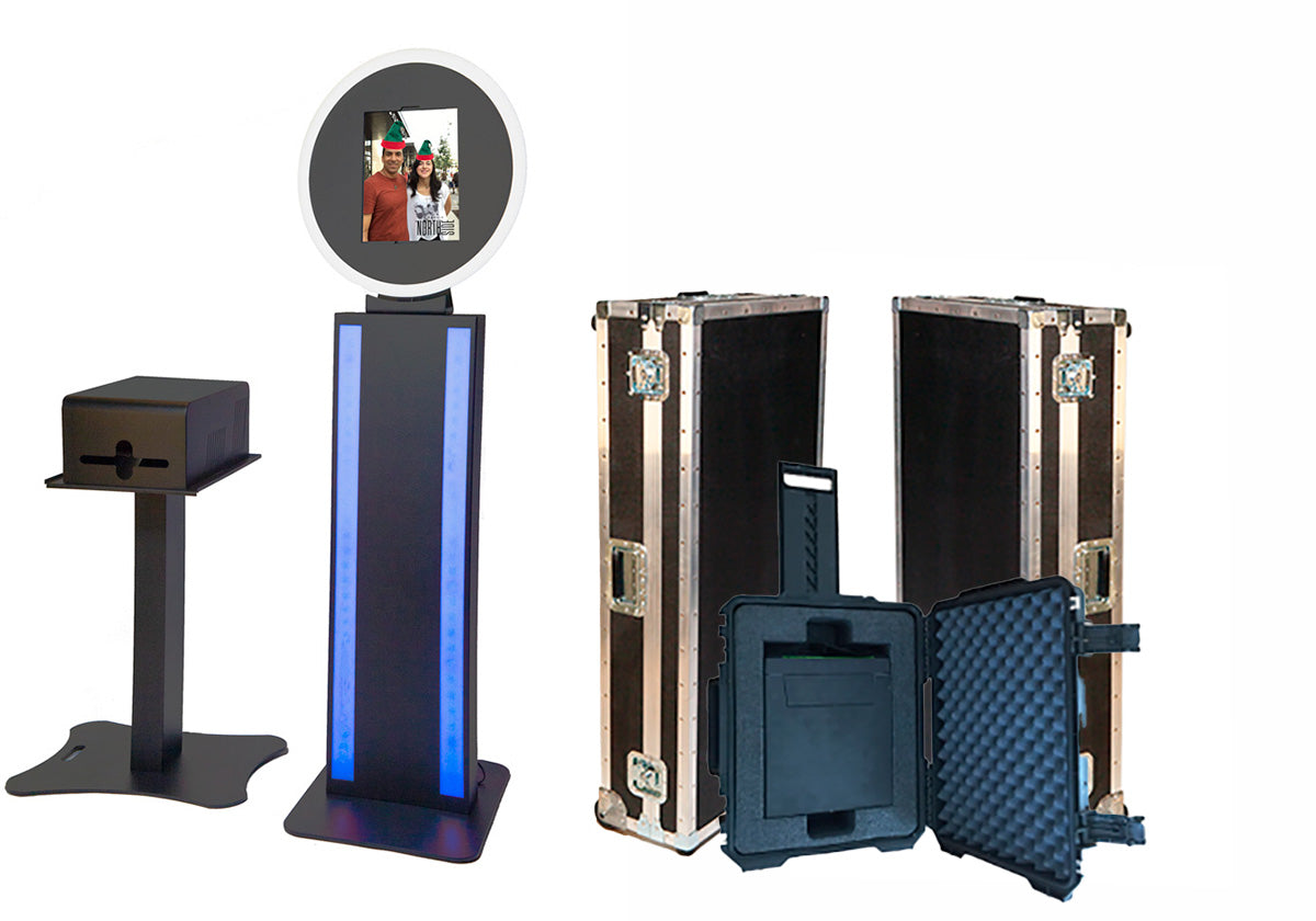 HootBooth® ILLUMIN8 MAX 13" iPad Photo Booth With Wireless Print Bundle