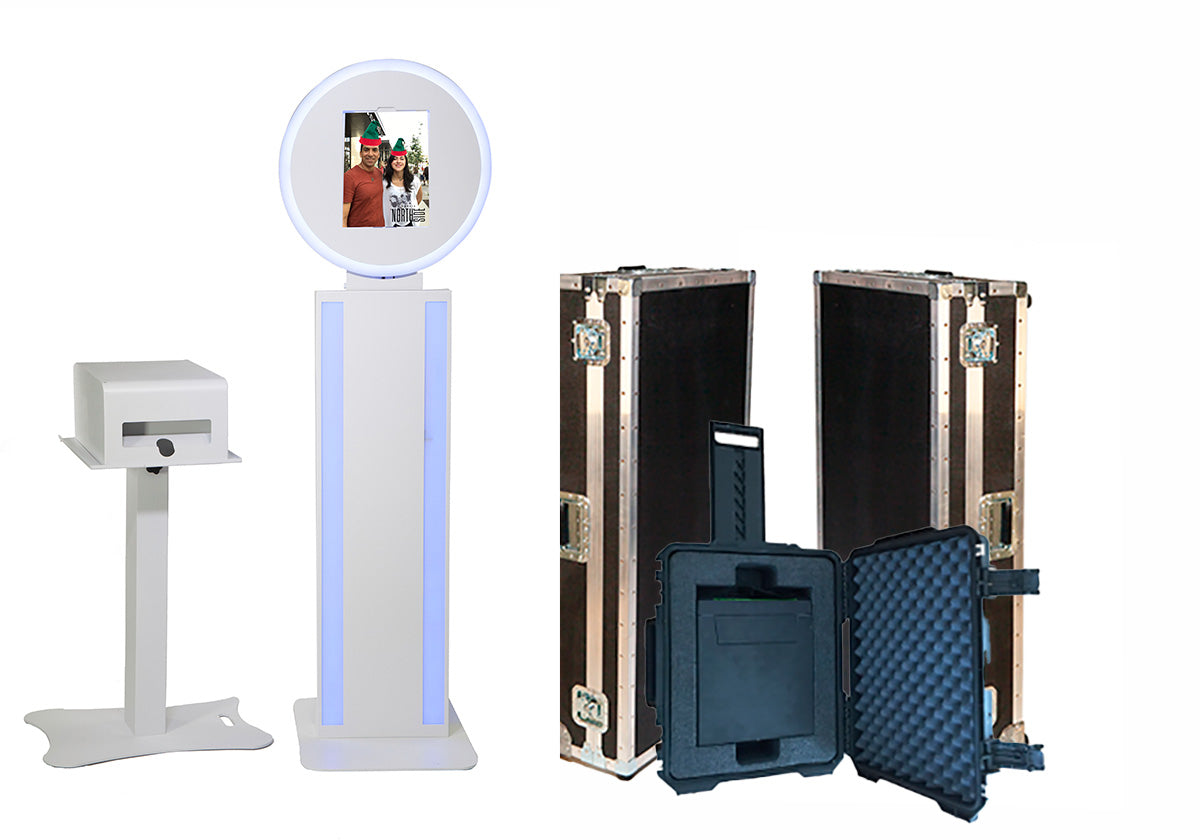 HootBooth® ILLUMIN8 MAX 13&quot; iPad Photo Booth With Wireless Print Bundle