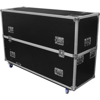 Closed View_LumaVu Travel Case With Wheels For 2 Displays