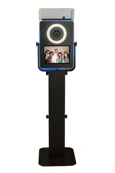 Front side of the HootBooth® DSLR EventPRO PWR Photo Booth