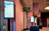HootBooth LumaView Portable Digital Signage at Conference