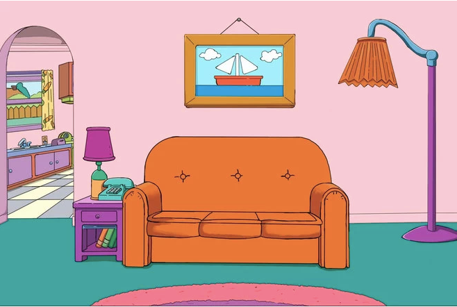 The Simpsons Virtual Background