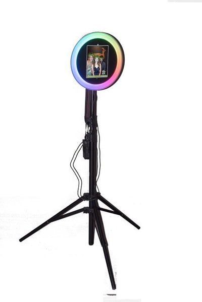 Colored LED Ring Light in Attract Mode